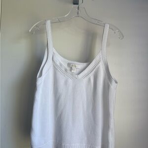Lilly Pulitzer White Knit Camisole